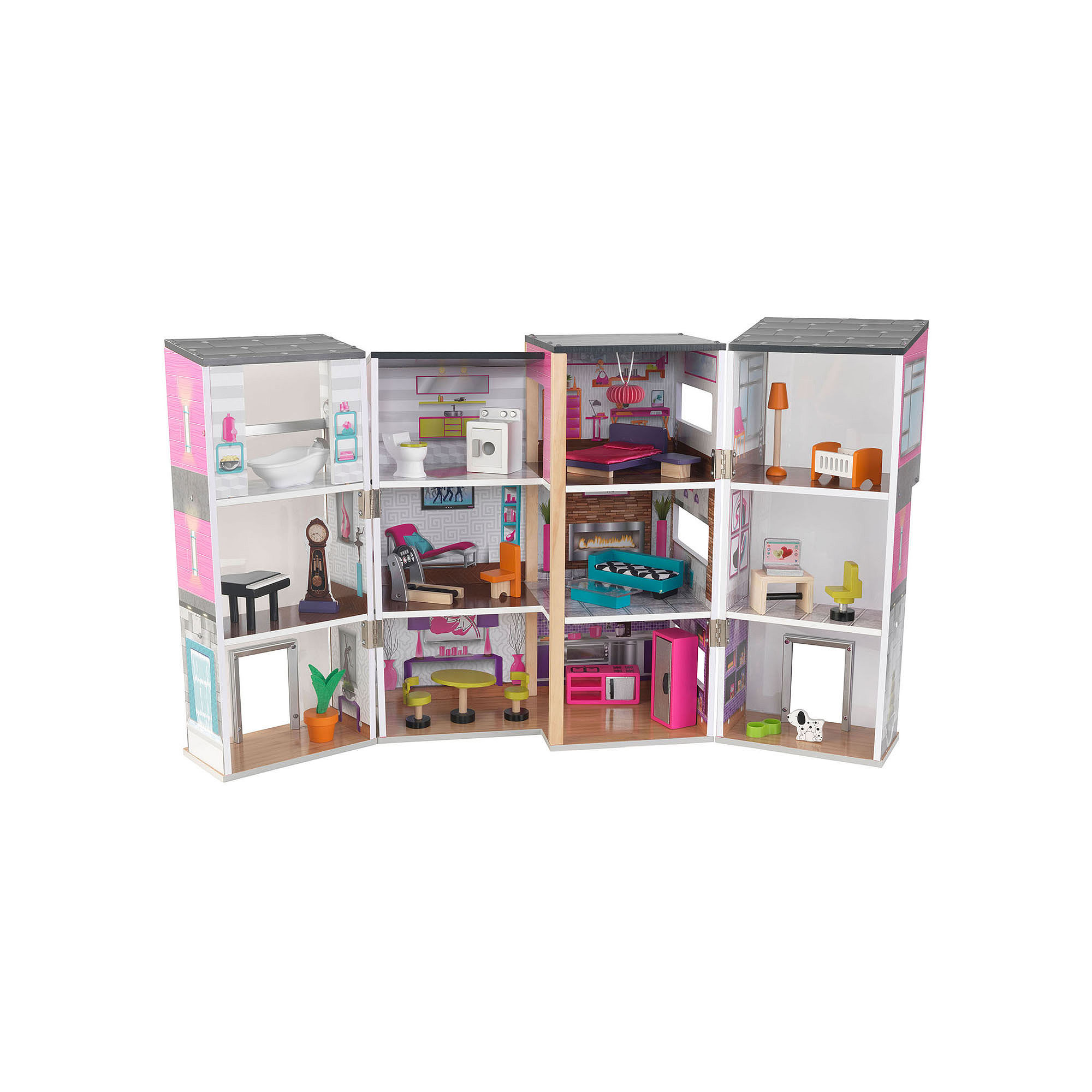 KidKraft Contemporary Deluxe Dollhouse with Furniture