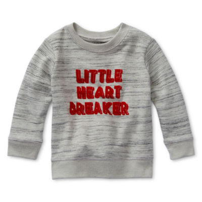 baby boy crew neck sweatshirt