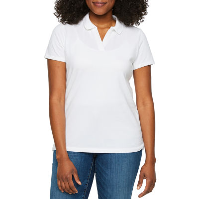 st john's bay polo shirts womens