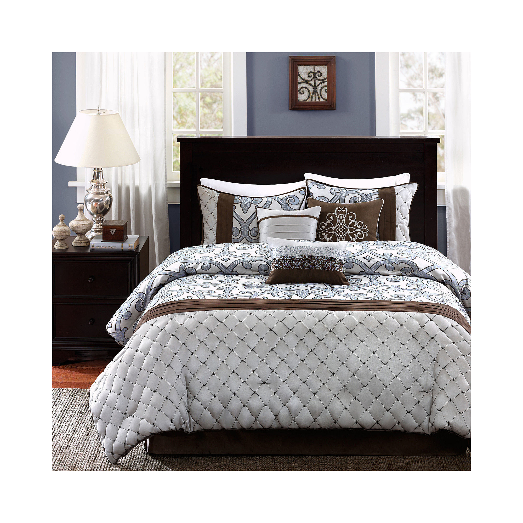 Madison Park Winchester Scroll 7-pc. Comforter Set