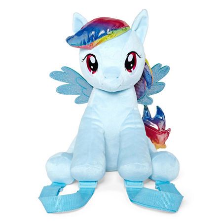 rainbow dash plush backpack