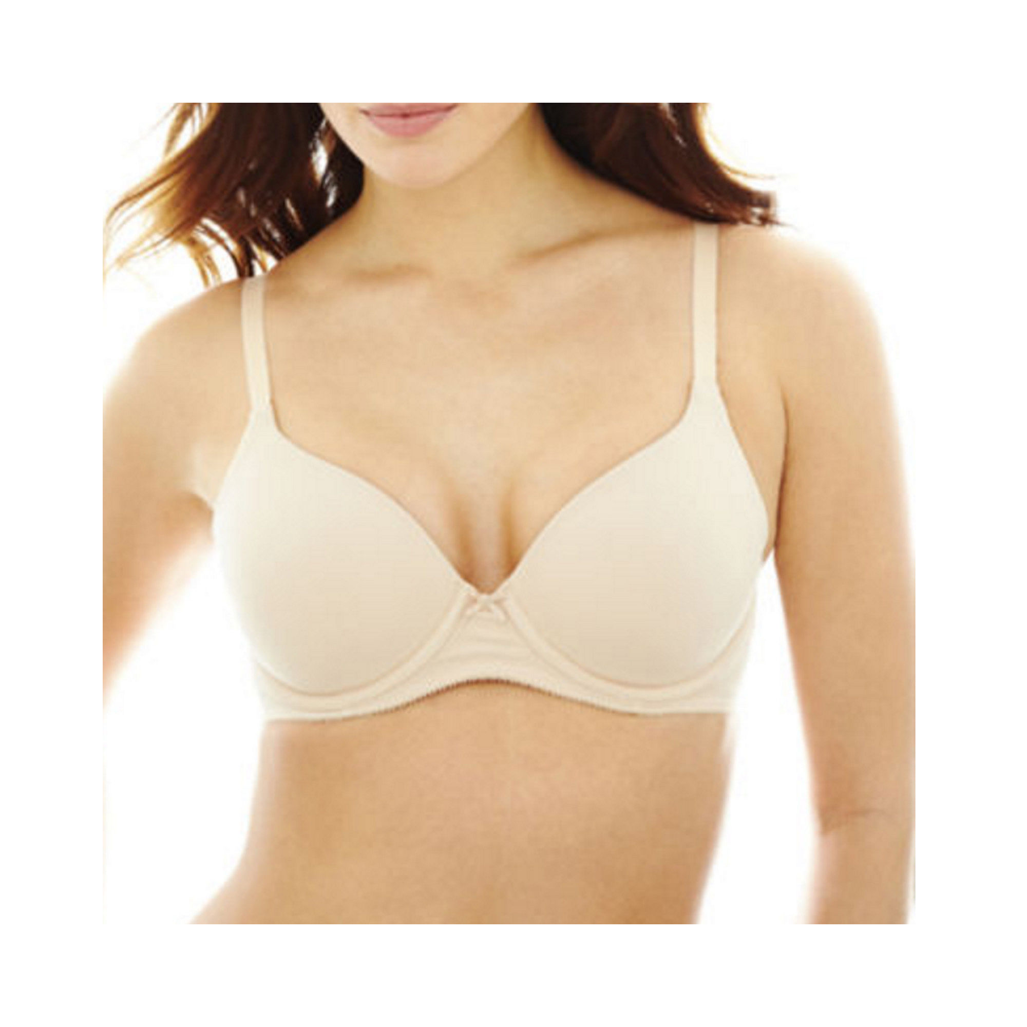 Ambrielle Natural Comfort Cotton Full-Coverage Bra