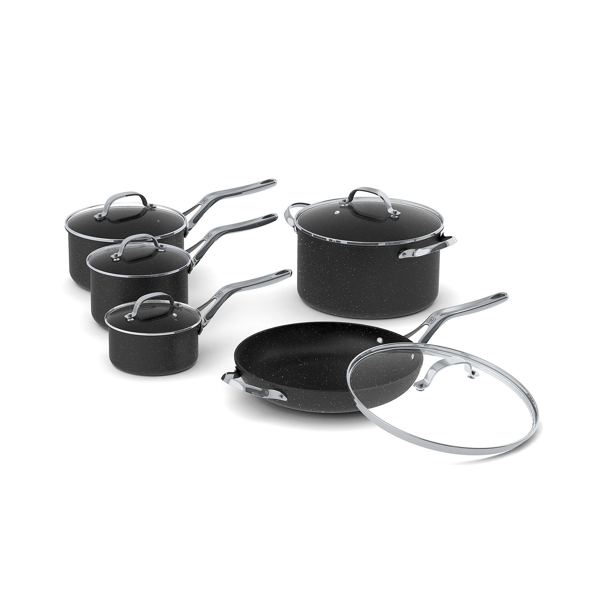 The Rock by Starfrit 10-pc. Nonstick Cookware Set