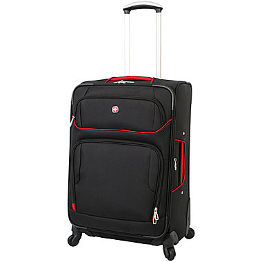 SwissGear® Spinner Upright Luggage Collection - Black