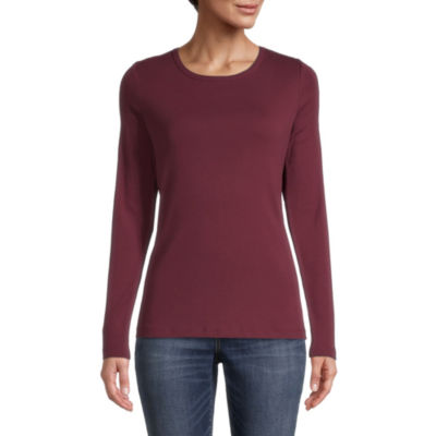 Bay-Womens Long Sleeve T-Shirt - JCPenney