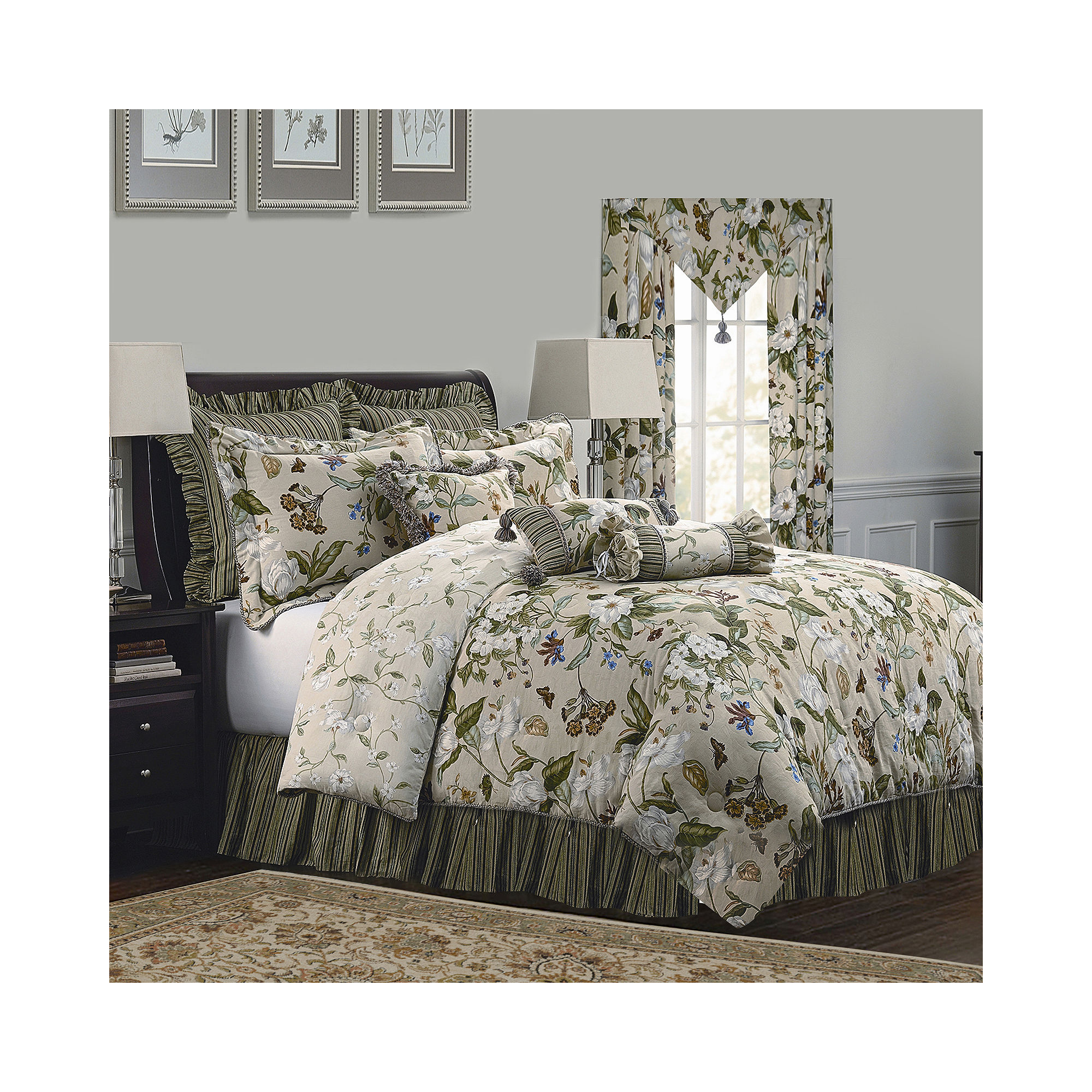 Williamsburg Garden Images 4-pc. Comforter Set