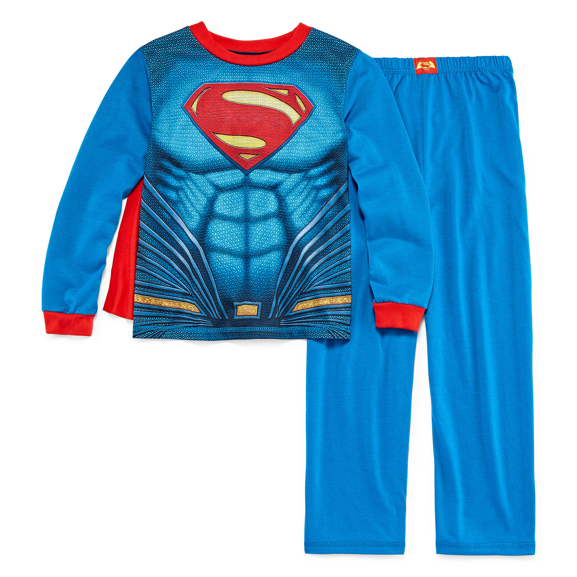 UPC 000716433505 product image for DC Comics Superman 2-pc. with Cape Pajama Set- Boys 4-12 | upcitemdb.com