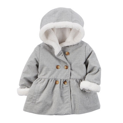 baby girl sherpa jacket