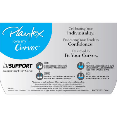 Playtex Love My Curves Amazing Shape Underwire Bra US4823