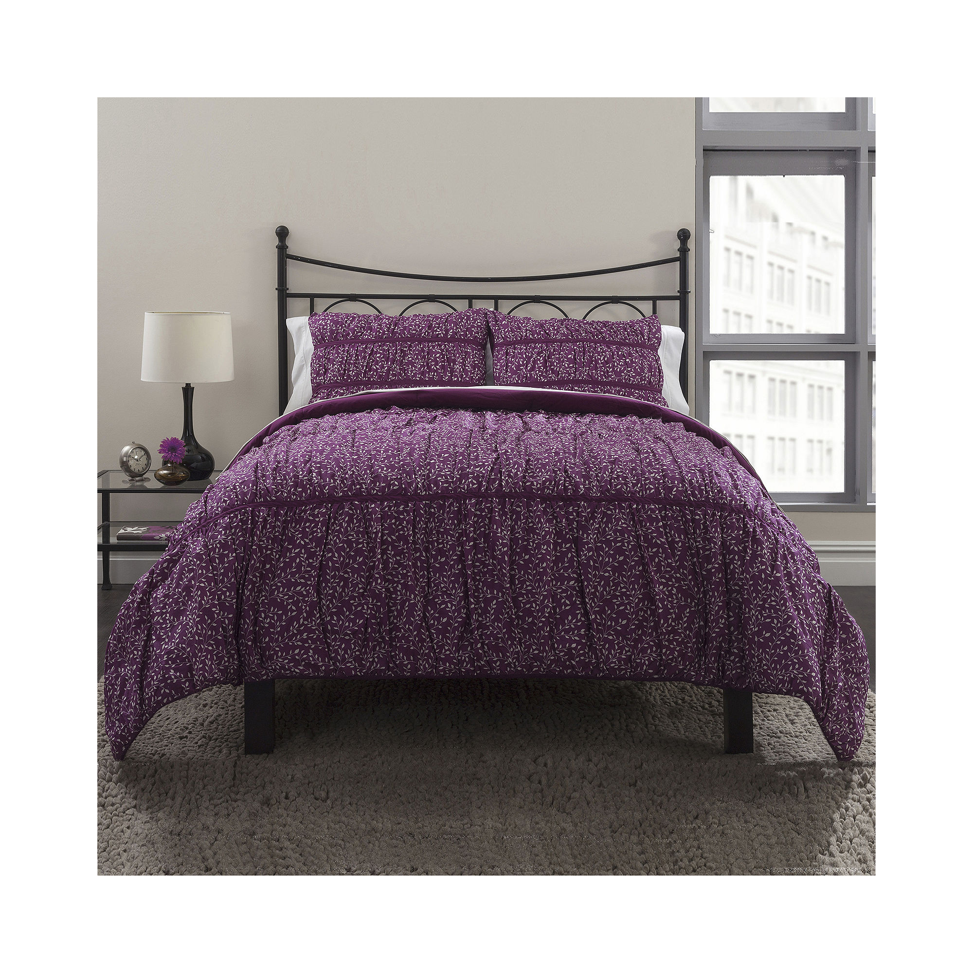 Republic Ruched Petite Flora Comforter Set