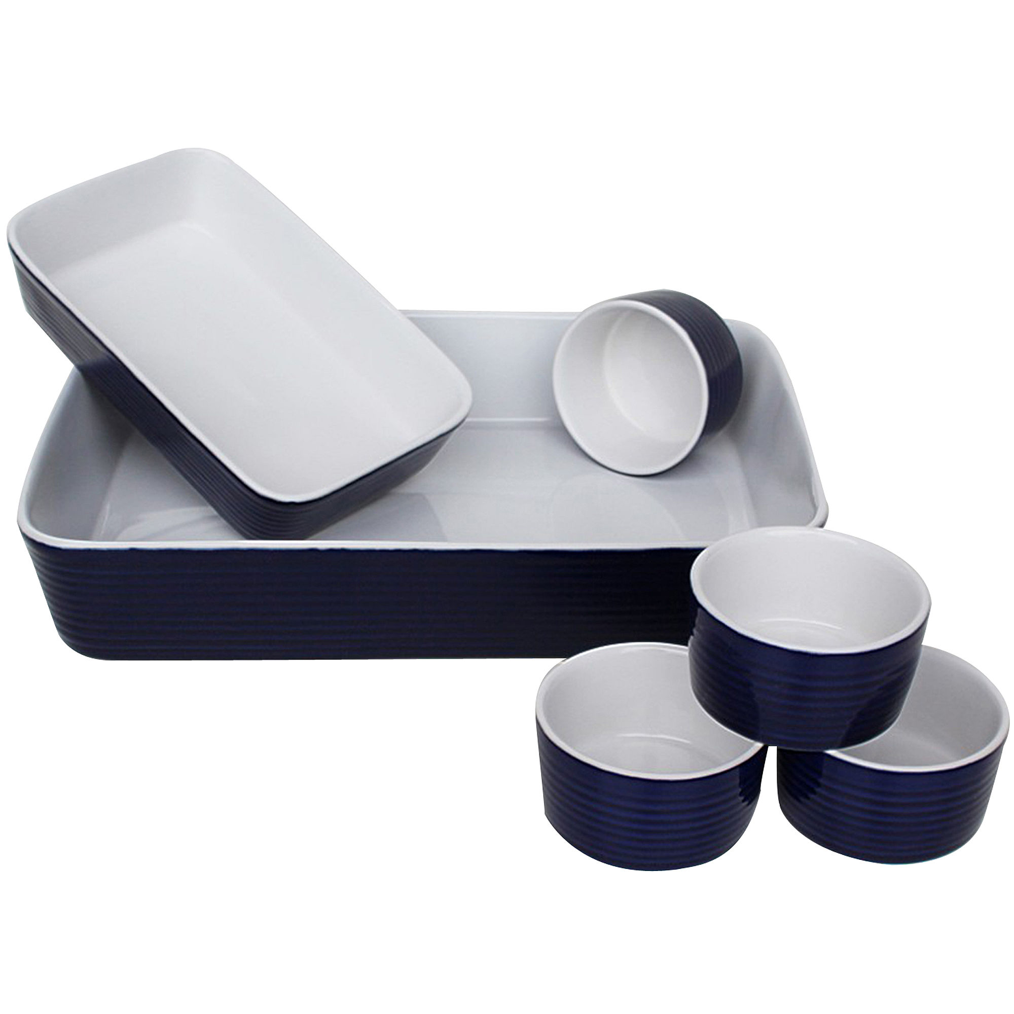 Euro Ceramica 6-pc. Ceramic Bakeware Set