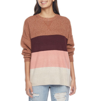 arizona juniors womens crew neck long sleeve sweatshirt