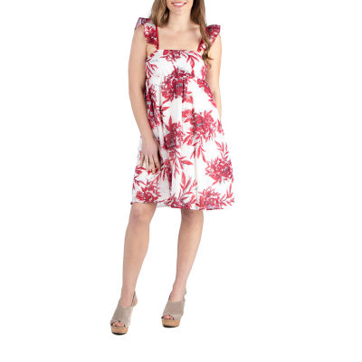 sleeveless cotton dress