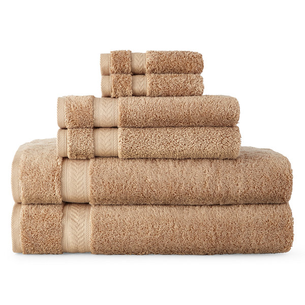 Royal Velvet® Luxury Egyptian Cotton Loops 6-pc. Bath Towel Set - JCPenney