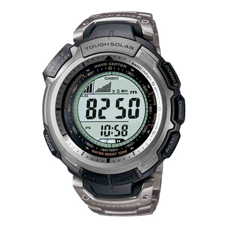 UPC 079767874667 product image for Casio Pathfinder Tough Solar Triple Sensor Mens Atomic Timekeeping Watch | upcitemdb.com