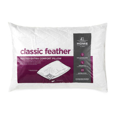 Jcpenney Home Classic Feather Pillow Color White Jcpenney