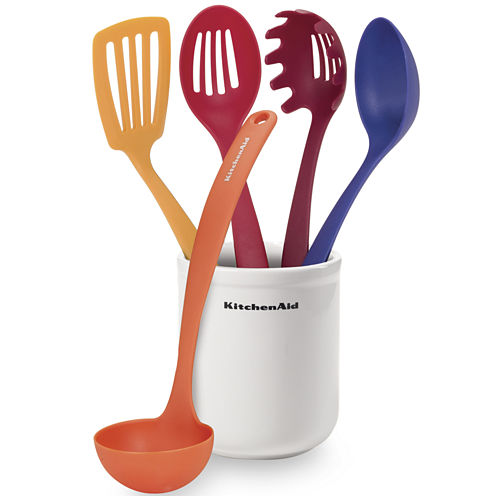 KitchenAid 6 pc Crock and Utensil Set