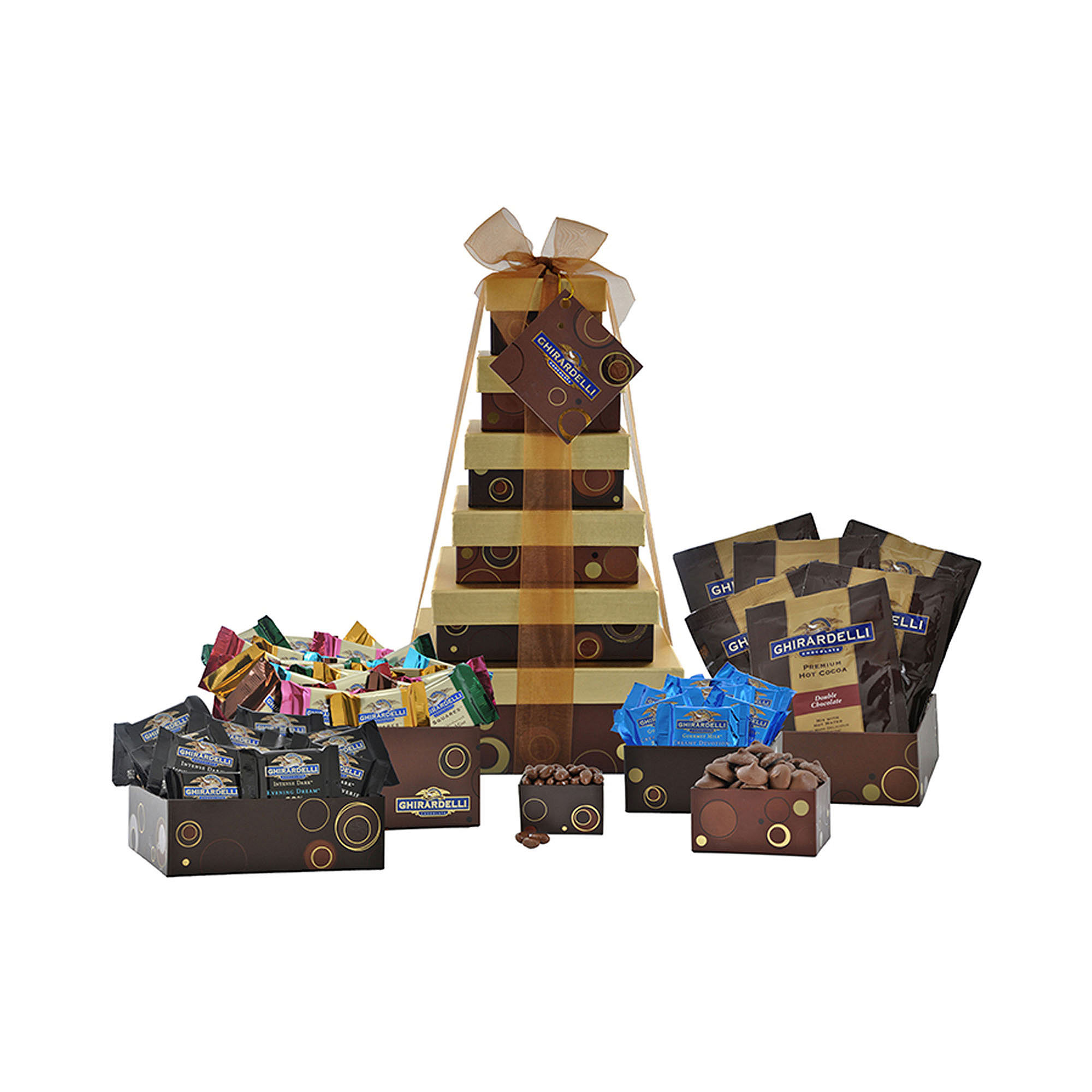 UPC 747599823619 product image for Ghirardelli 6-Tier Chocolate Gift Tower | upcitemdb.com
