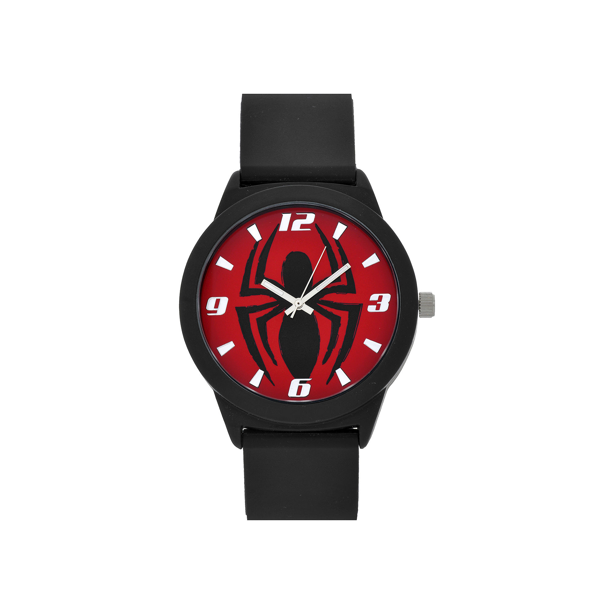 UPC 030506358138 product image for Spiderman Red Dial Black Strap Watch | upcitemdb.com