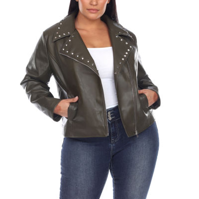 jcpenney ladies leather coats