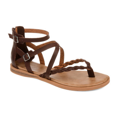 jcpenney flat sandals