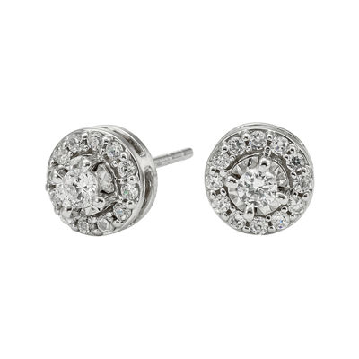 1/2 CT. T.W. Diamond 10K White Gold 