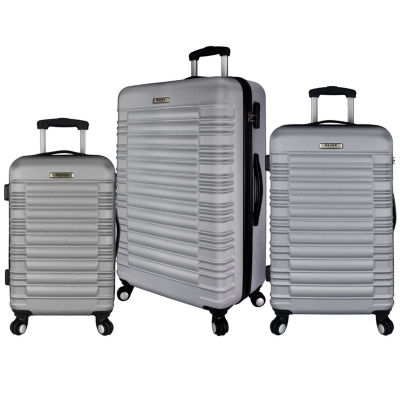 3 piece luggage set jcpenney