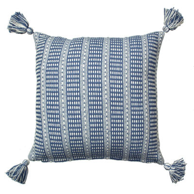 Dropstitch Throw Pillow with Tassles - JCPenney
