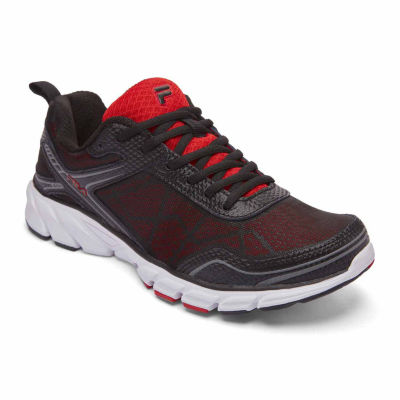 FilaÂ® Memory Granted Mens Athletic Shoes, Color: Red Black - JCPenney