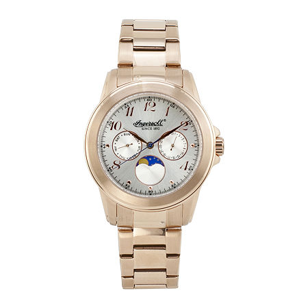 EAN 5013348508751 product image for Ingersoll Gresham Mens Rose-Tone Stainless Steel Moon Phase Watch | upcitemdb.com