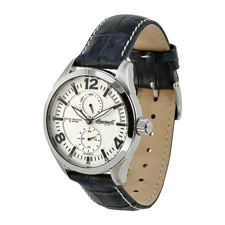 EAN 5013348508980 product image for Ingersoll Wellington Mens Black Leather Strap Watch | upcitemdb.com