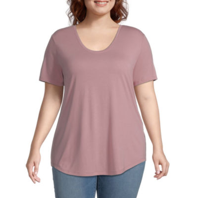 jcpenney womens plus tops