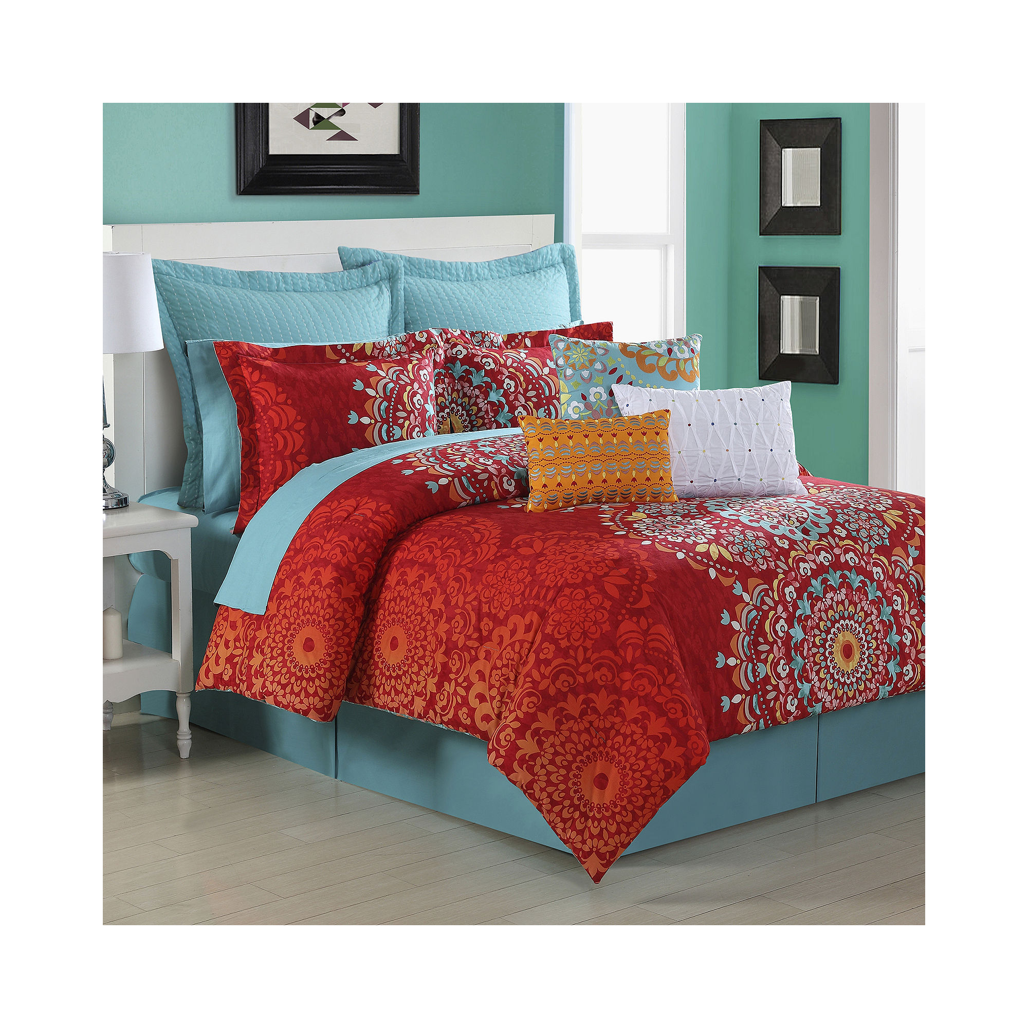 Fiesta Cozumel Reversible Comforter Set