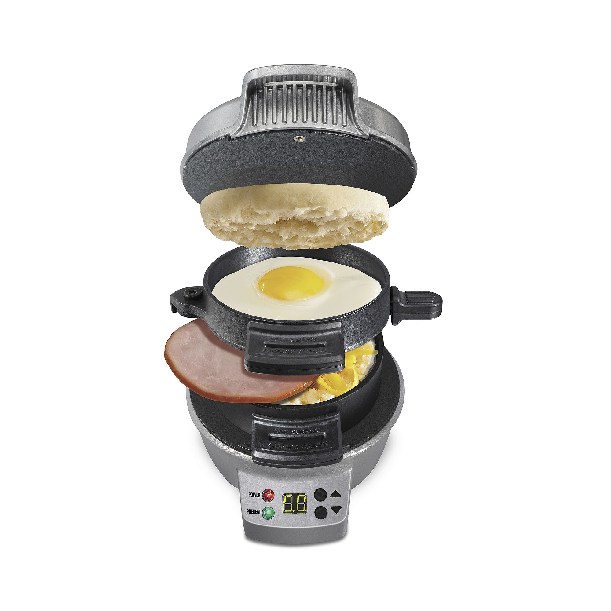 Toaster sandwich maker toastmaster cool touch toaster toastmaster tm2sanw sandwich maker - Find ...