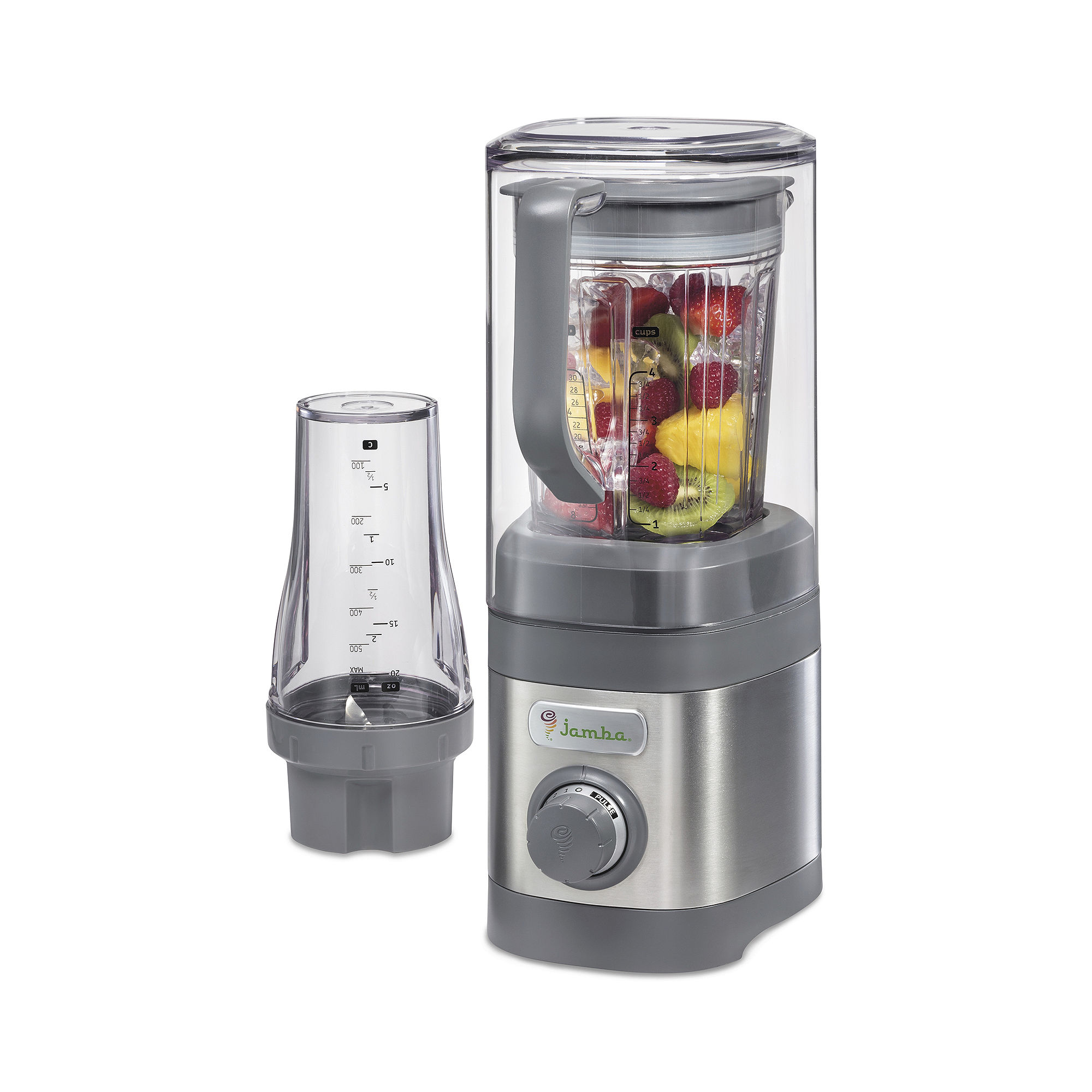 Jamba Jamba Quiet Shield Blender with Travel Jar