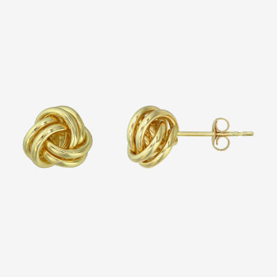 14k Love Knot Earrings 14 kt Yellow Gold