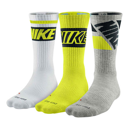 nike dri fit fly rise crew socks