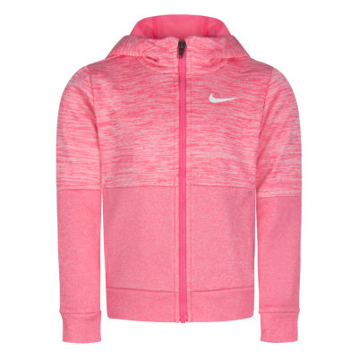 girls pink nike hoodie