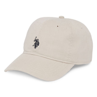 beige polo hat