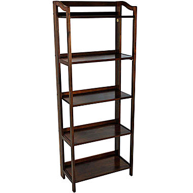 Stratford 5-Shelf Folding Bookcase   