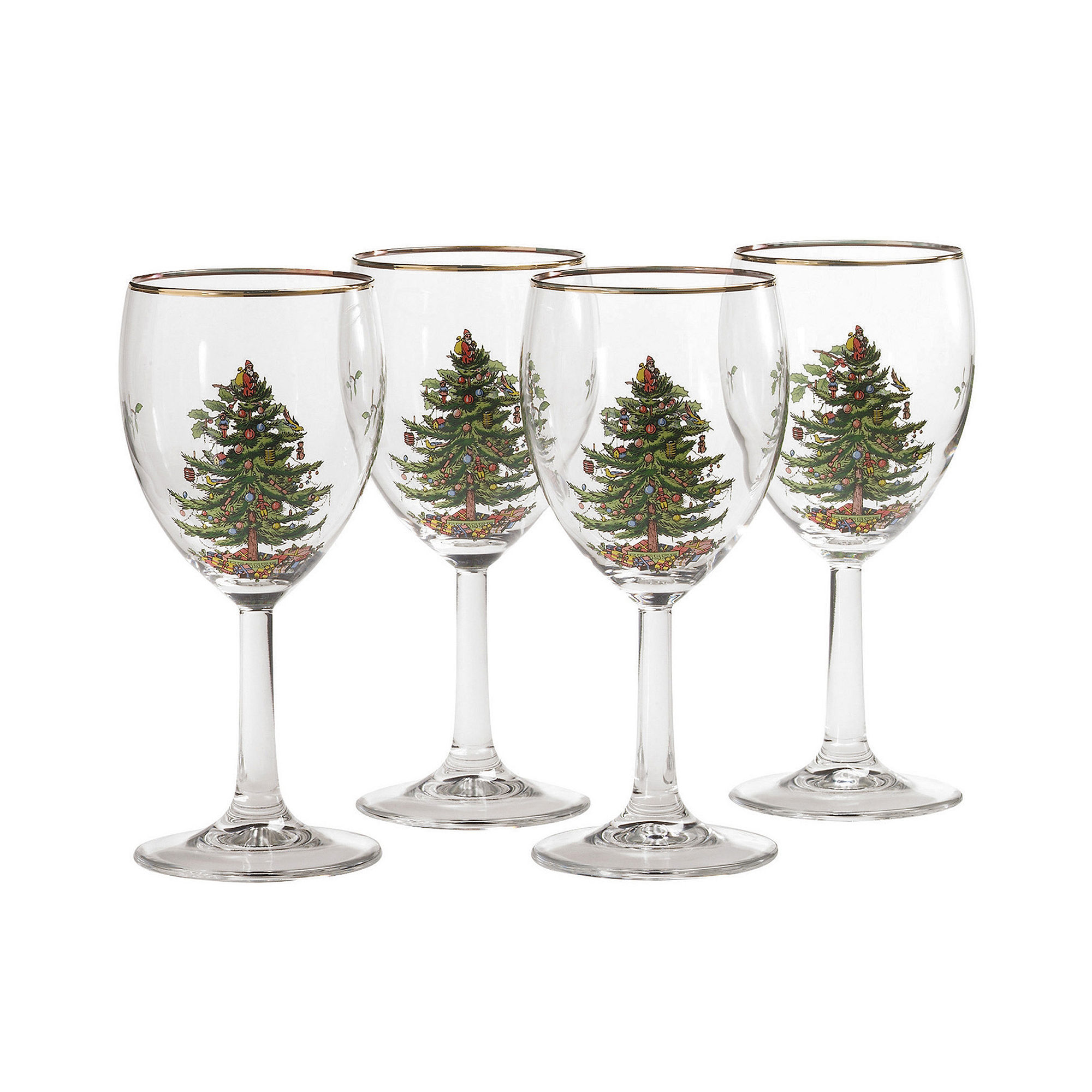 Christmas Wine Glasses Buy Christmas Wine Glass Online Santa's Site