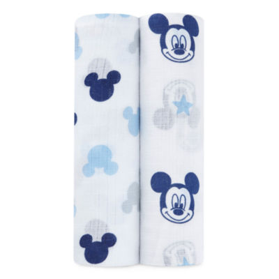 MICKEY MOUSE “M” is for Mickey Swaddle Blanket | Baby ...