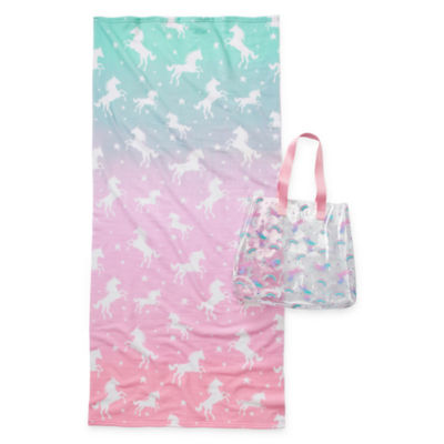 unicorn beach bag