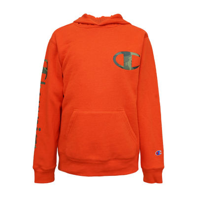 orange champion pullover