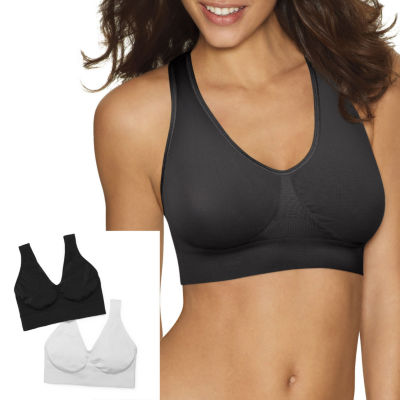 hanes get cozy bra racerback pullover