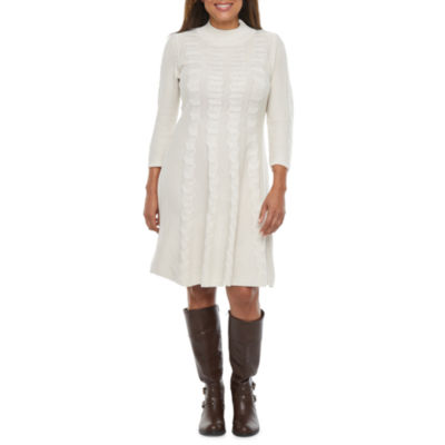 jcpenney petite sweater dresses