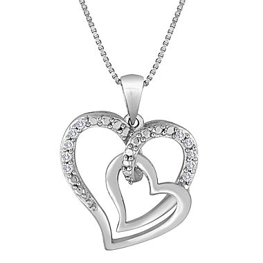Forevermine Collection 1/10 CTTW Diamond Sterling Silver
