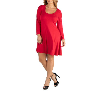 flared t shirt dress