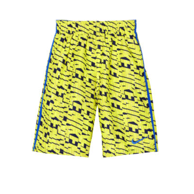 nike swimming volley swim short in volt yellow