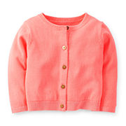 Carter's® Long-Sleeve Button-Front Cardigan – Girls newborn-24m